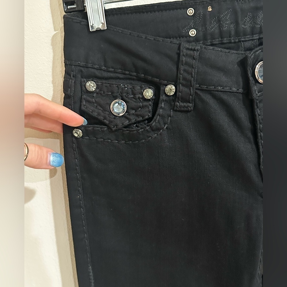 Jeweled Bootcut Jeans - Picture 4 of 12